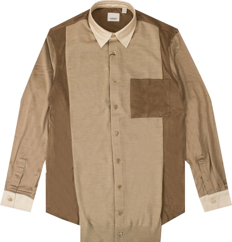 Burberry Collared Shirt 'Tan/Brown'