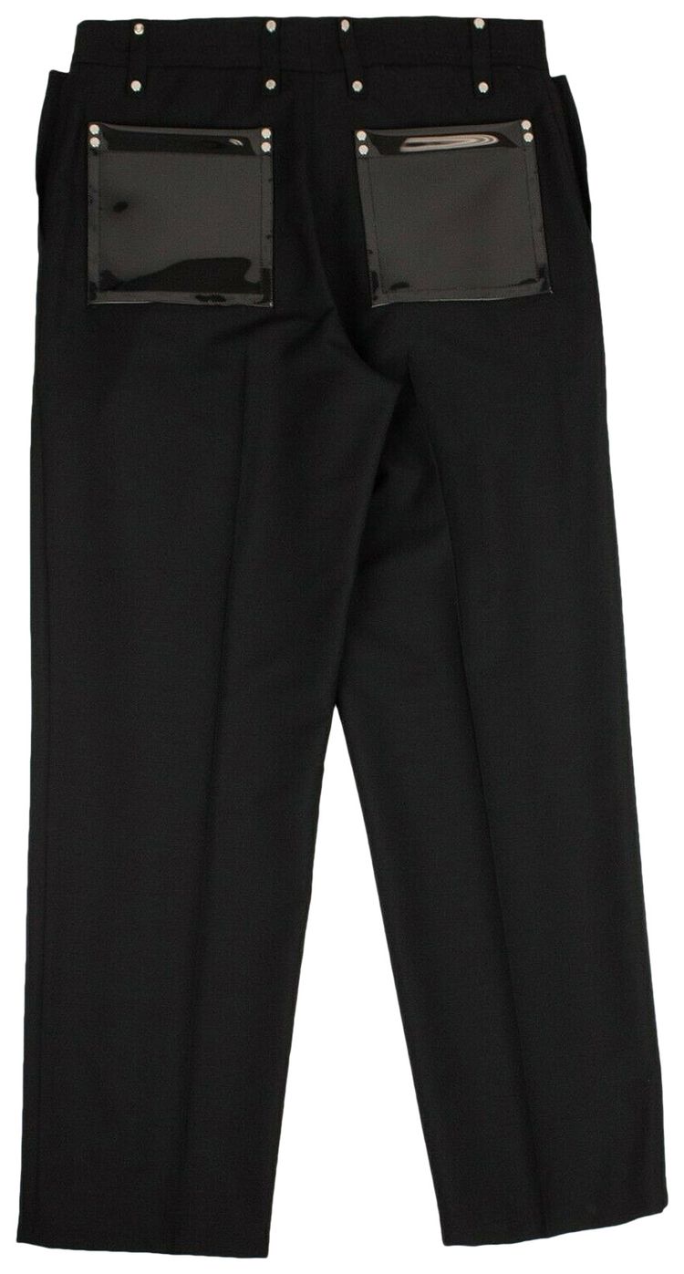 Burberry Plastic Pocket Trousers Black