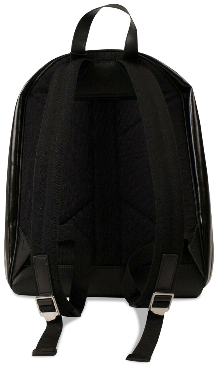 Burberry Logo Print Backpack Black