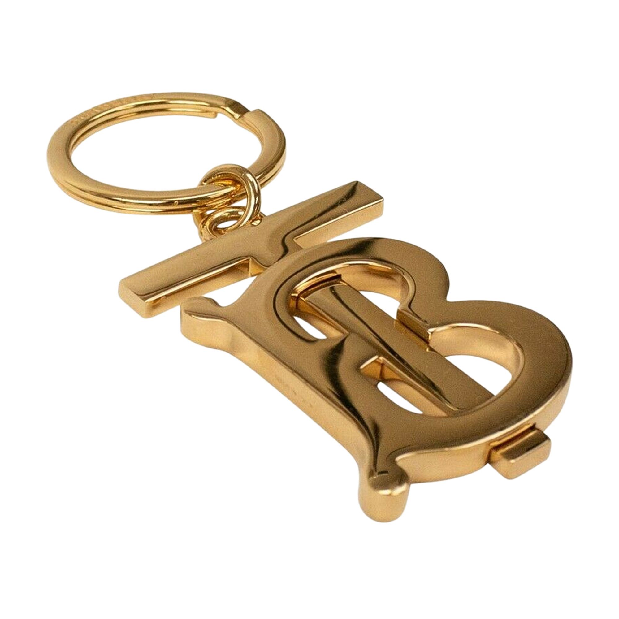 BURBERRY ゴールド キーリング ゴールド（金色）系 Burberry(バーバリー) キーホルダー