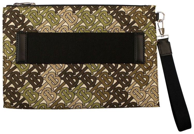 Burberry Print Pouch Green