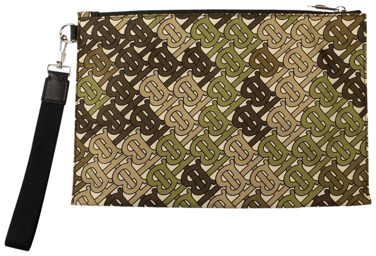 Burberry Print Pouch 'Green'