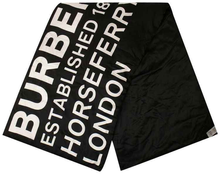 Burberry Print Scarf Black