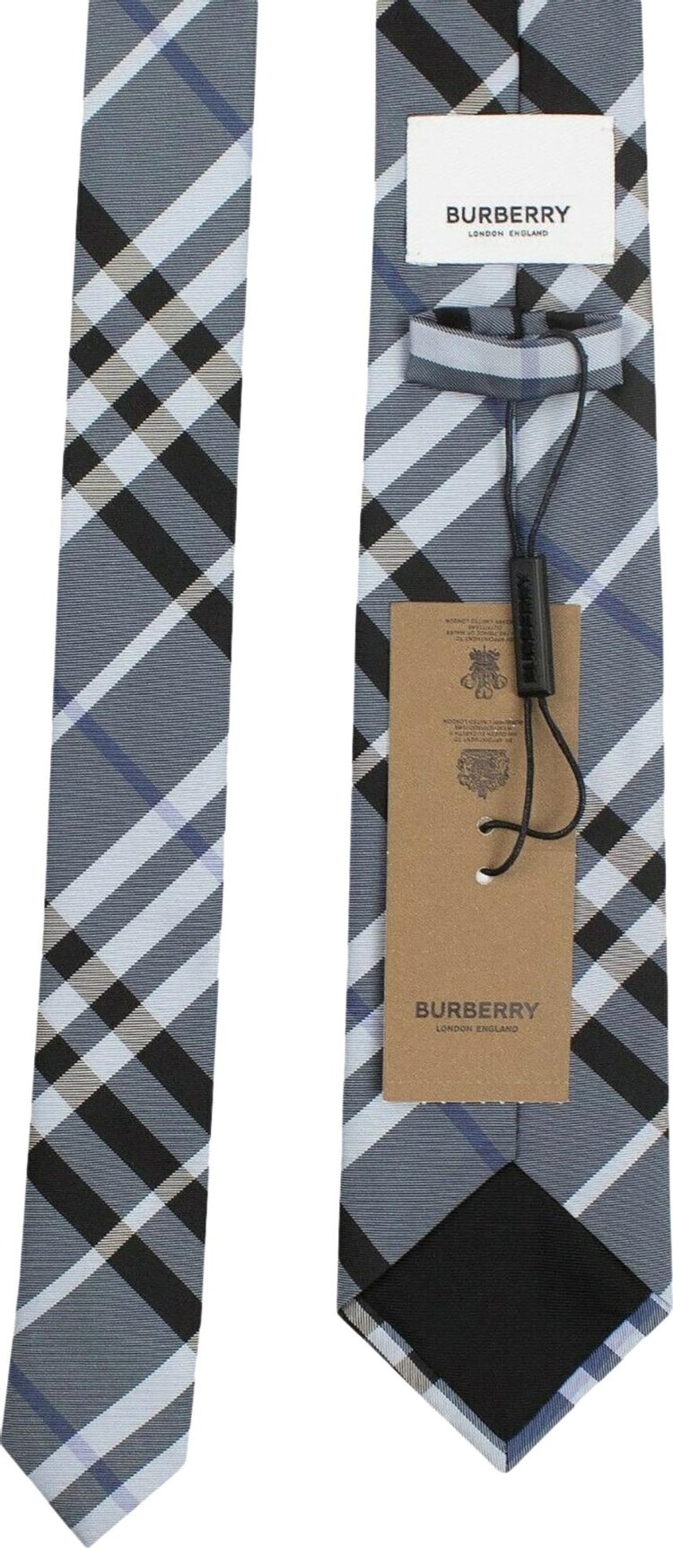 Burberry Print Tie Blue