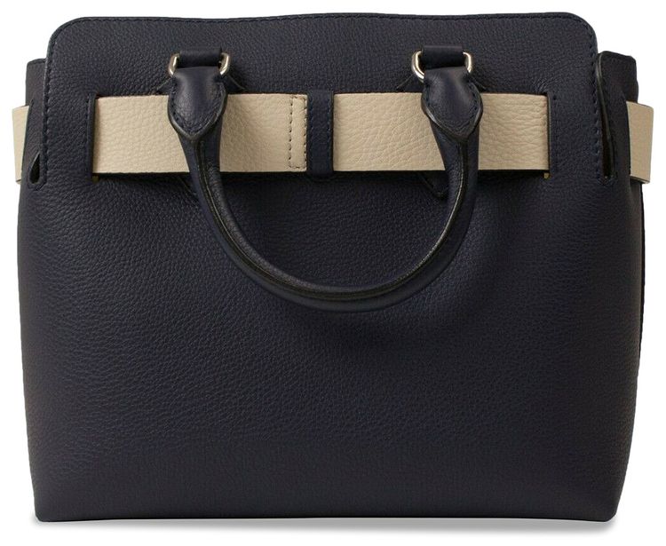 Burberry Small Leather Belt Bag Blue