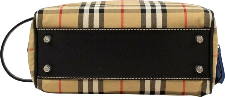 Burberry Vintage Check Toiletry Bag Tan