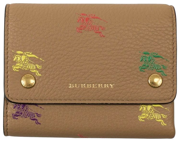 Burberry Ludlow Leather Wallet Light Camel