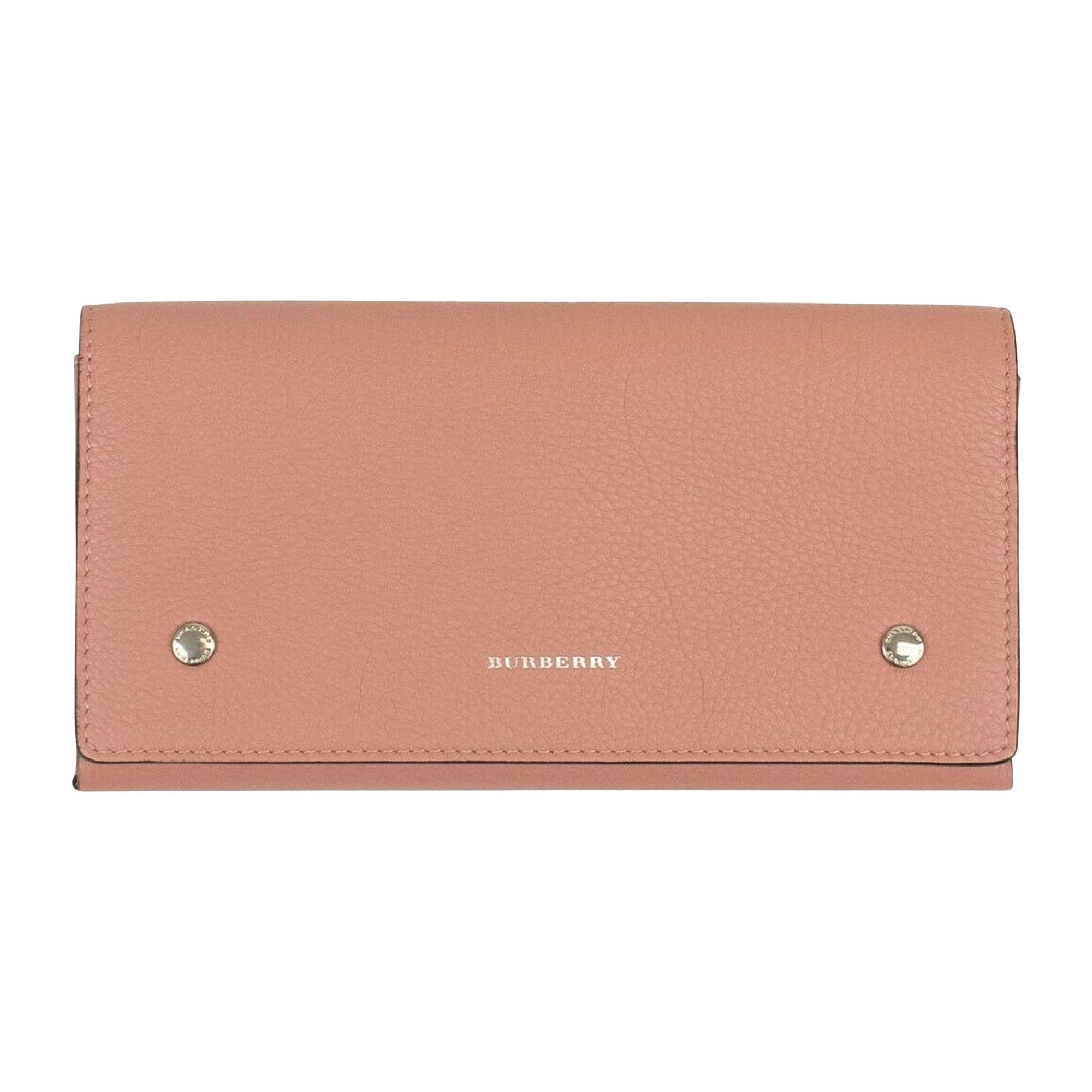Buy Burberry Leather Wallet Pink 4076665 GOAT