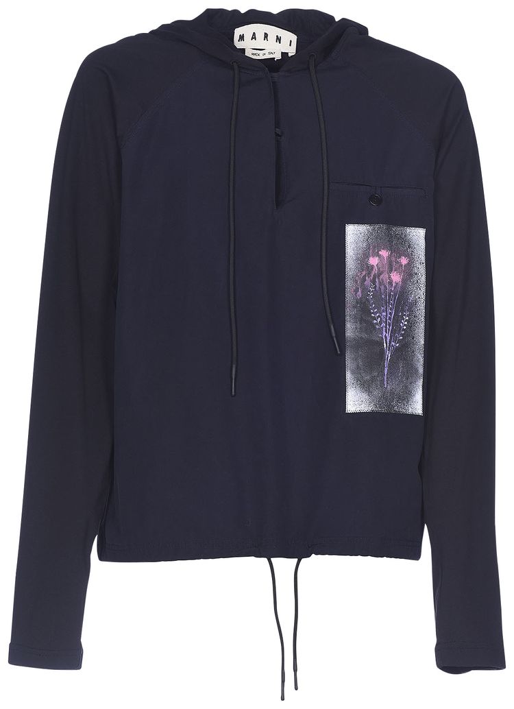 Marni Shirt Deep BlueBlack