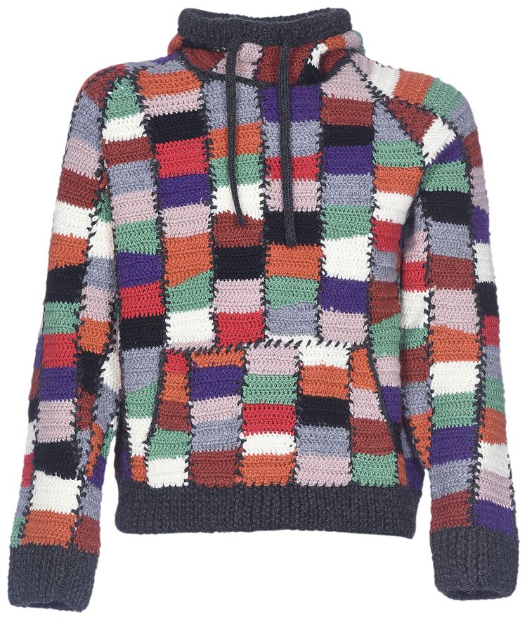 Marni Crew Neck Long Sleeve Sweater Multicolor