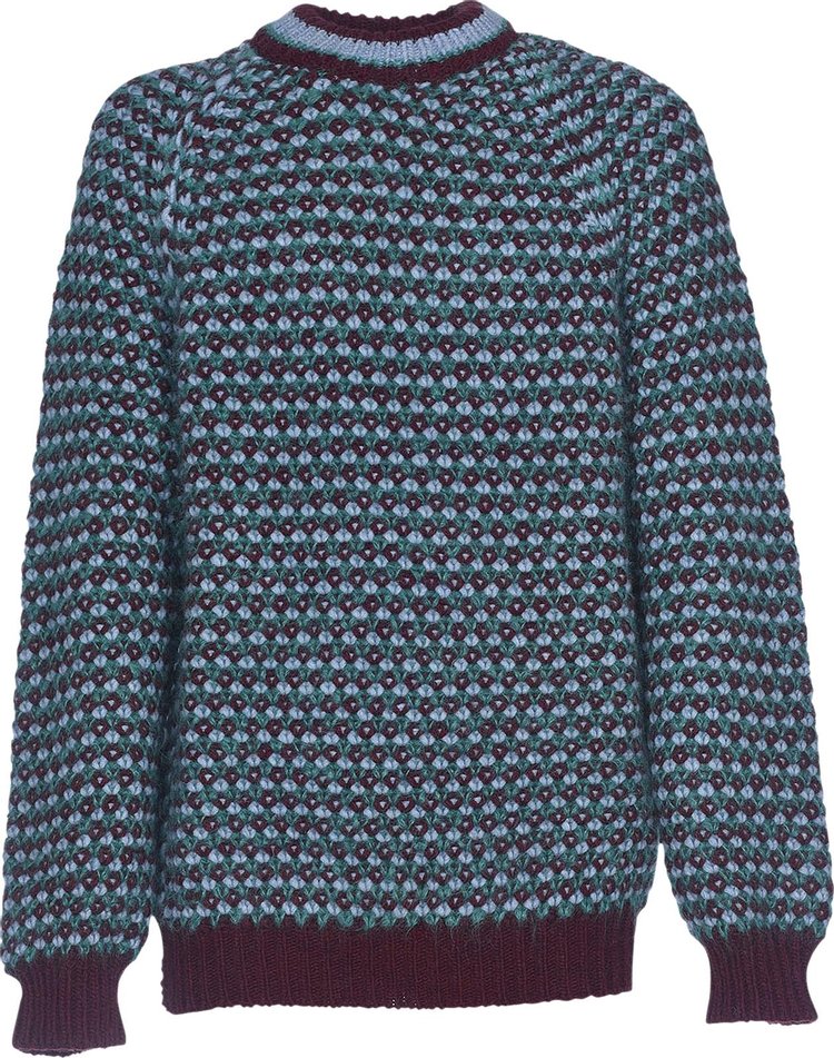 Marni Crew Neck Long-Sleeve Sweater 'Mint'