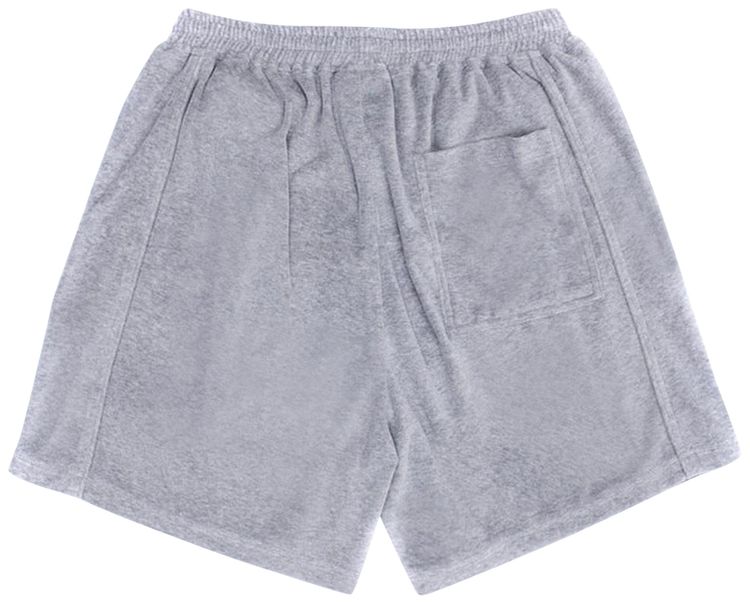 Pleasures Party Animal Velour Shorts Grey