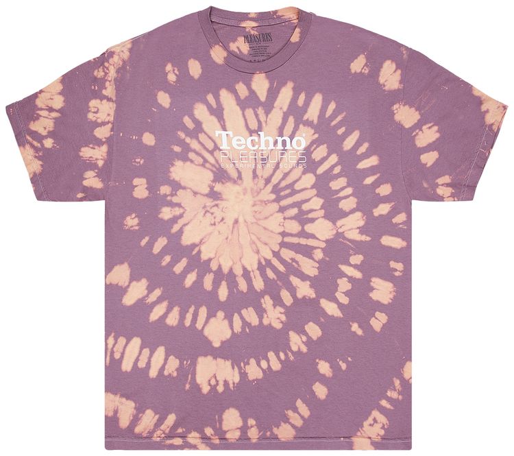 Pleasures Techno T Shirt Orange Dye