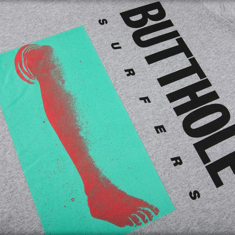 Supreme x Butthole Surfers Leg Tee Heather Grey