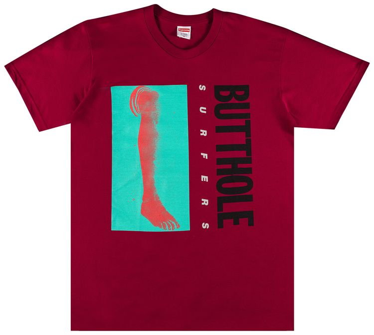 Supreme x Butthole Surfers Leg Tee Dark Magenta