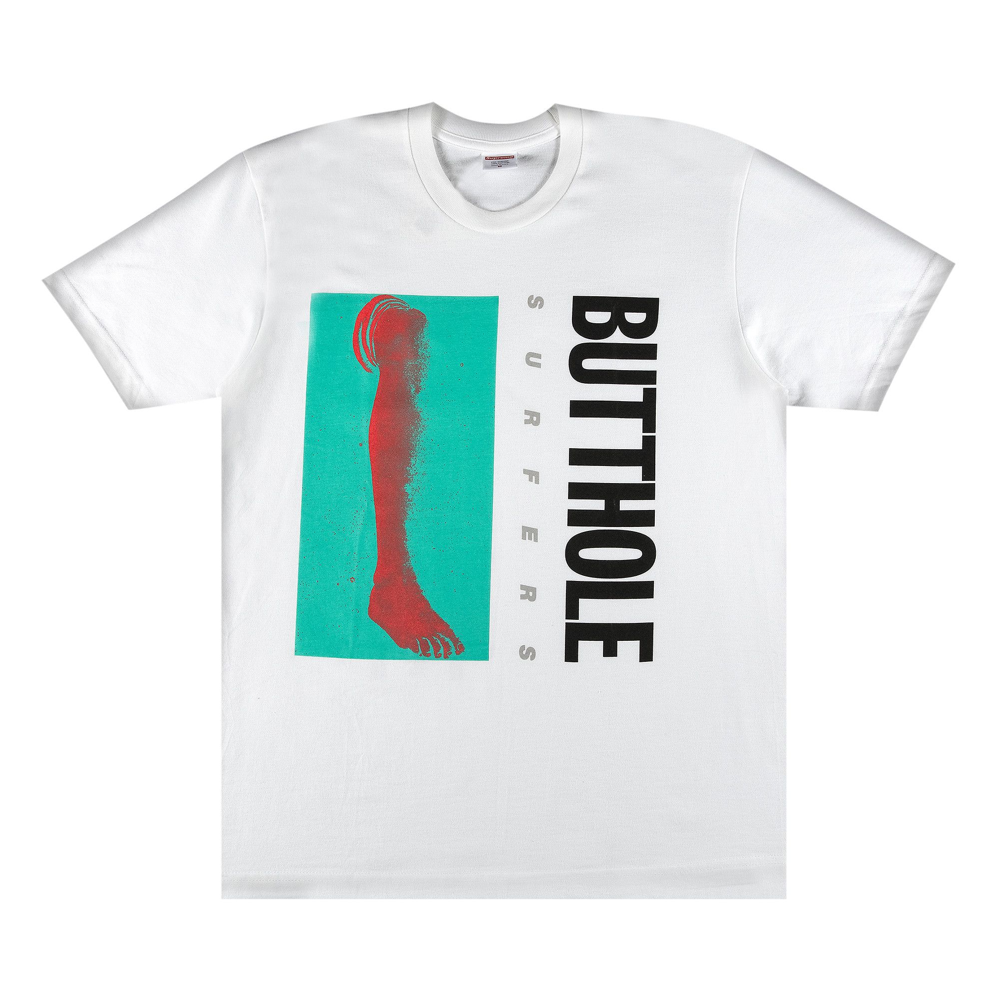 Buy Supreme x Butthole Surfers Leg Tee 'White' - SS21T58 WHITE | GOAT