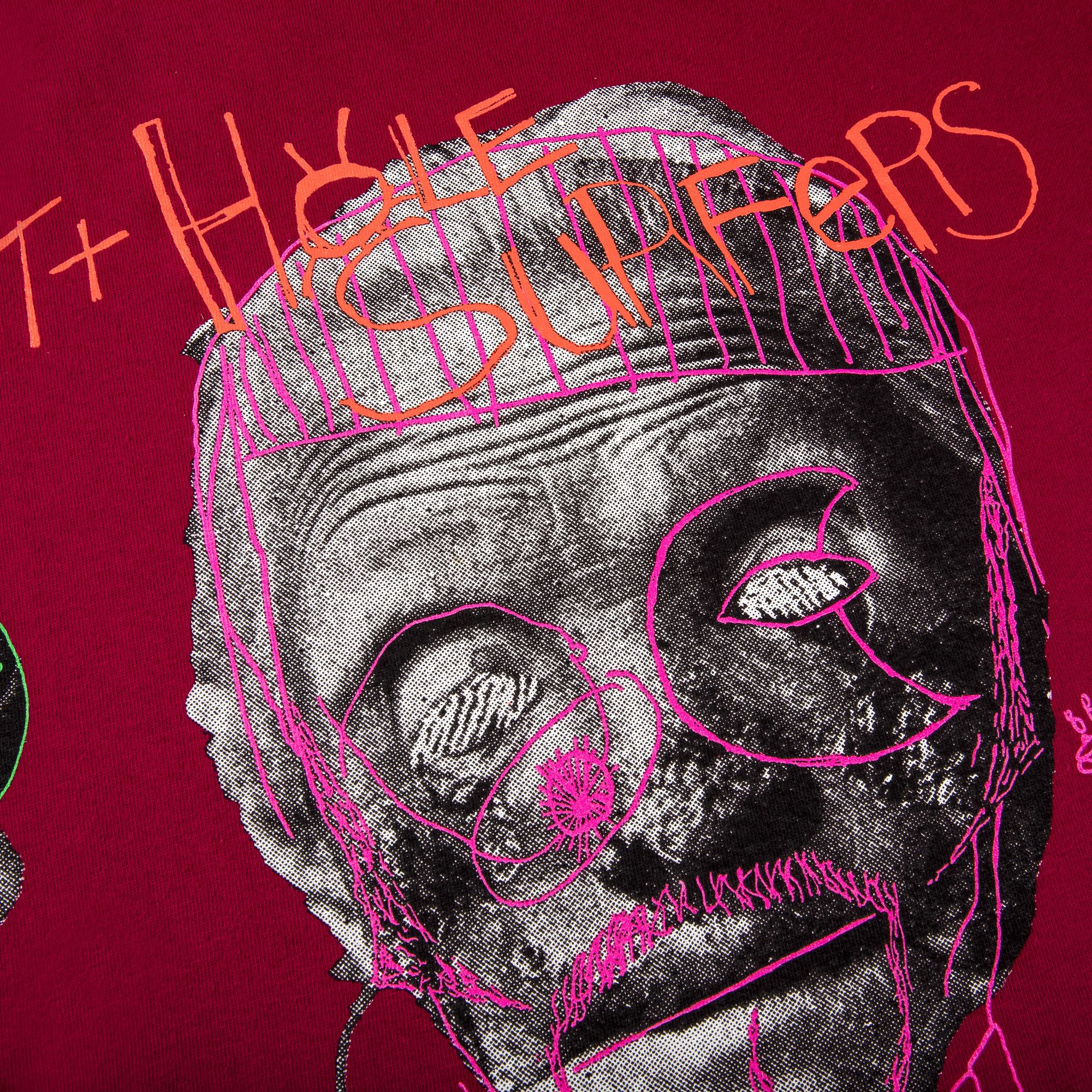 Buy Supreme x Butthole Surfers Psychic Tee 'Dark Magenta