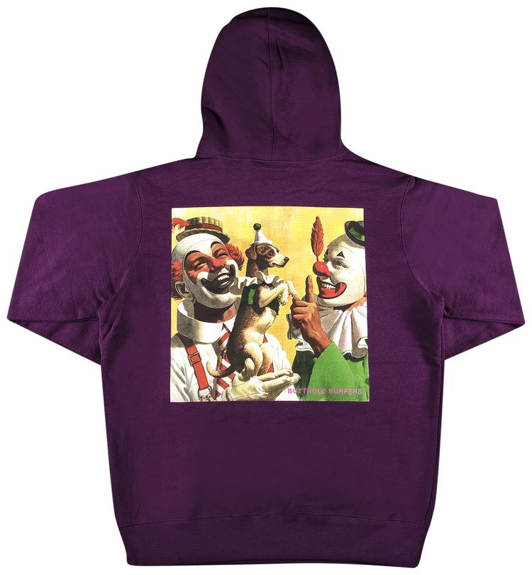 Supreme x Butthole Surfers Hooded Sweatshirt Eggplant