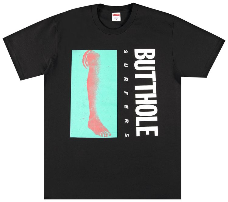 Supreme x Butthole Surfers Leg Tee Black