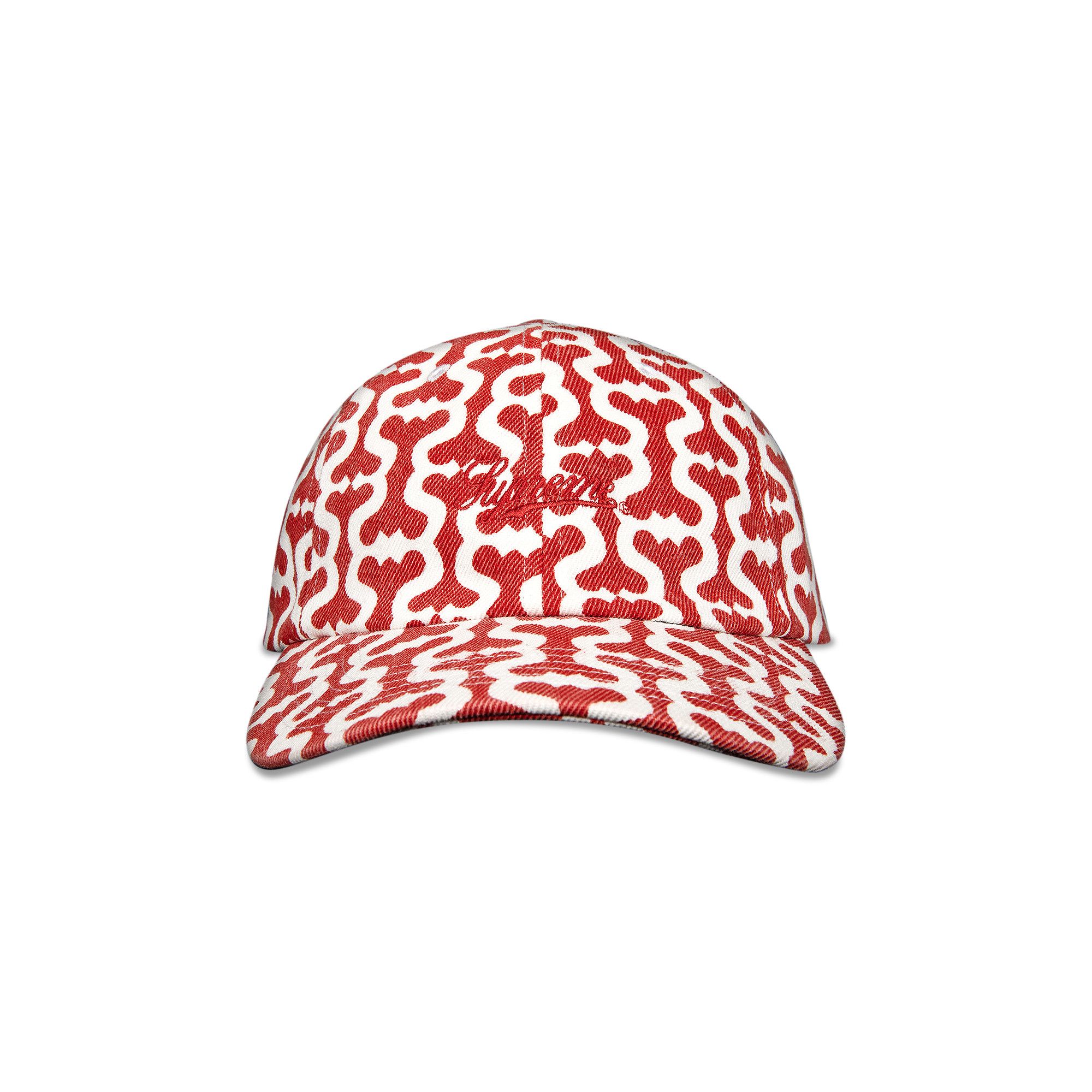 Buy Supreme Monogram S Logo 6-Panel 'Red' - SS21H101 RED | GOAT