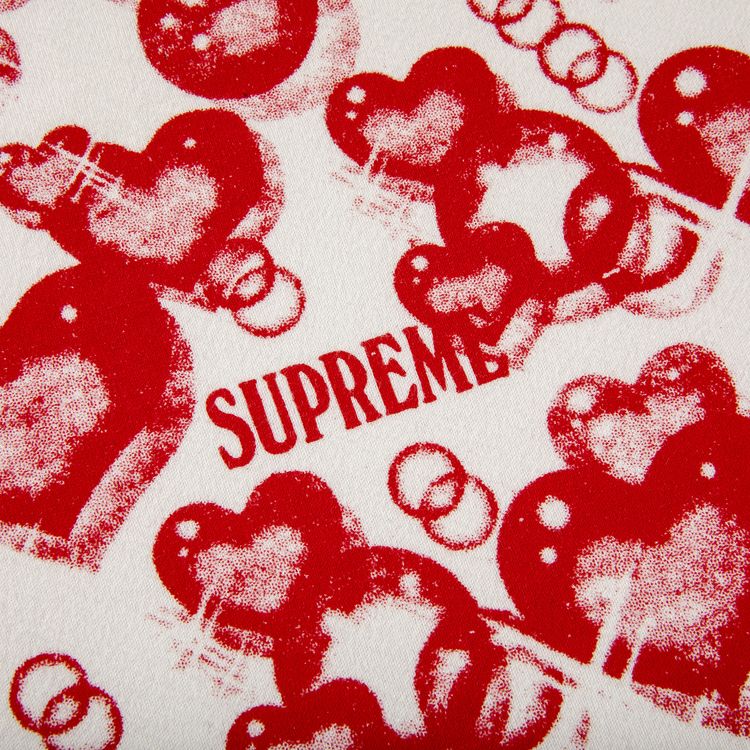 Supreme Hearts Short Sleeve Top White