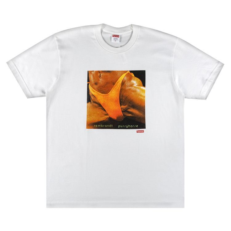 Supreme x Butthole Surfers Rembrandt Pussyhorse Tee White