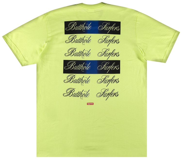 Supreme x Butthole Surfers Tee Neon Green