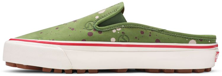 LQQK Studios x Vans OG Mule LX Circle V   Splatter Green