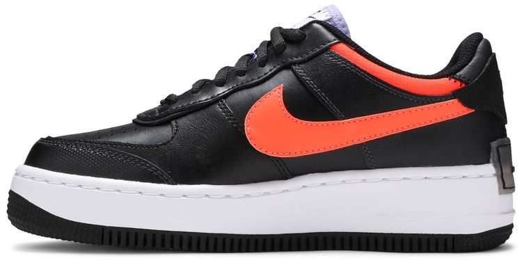 Nike Wmns Air Force 1 Shadow SE Pixel Swoosh   Off Noir