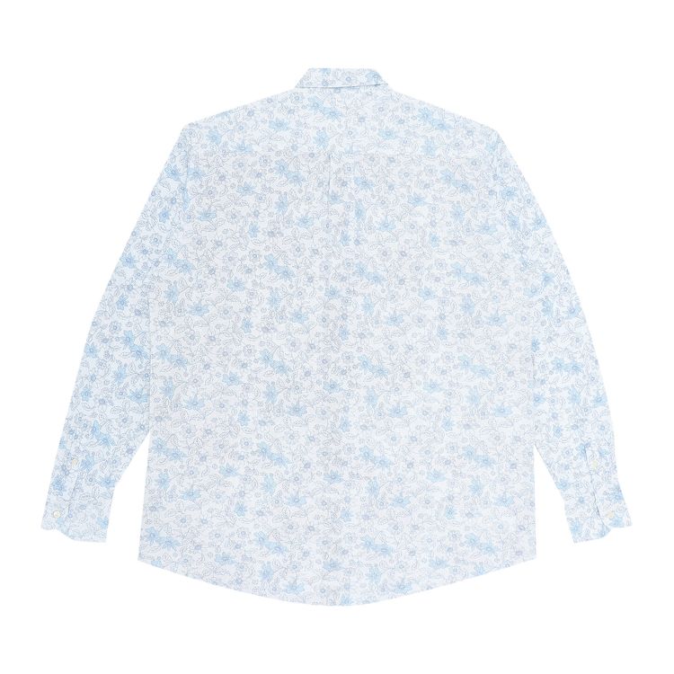 Marine Serre Regenerated Bedsheet Loose Shirt Broken White