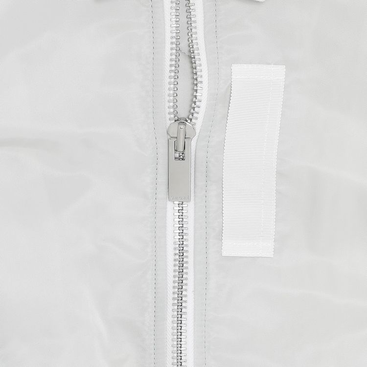 Sacai Denim Nylon Twill Blouson Light GreyOff White