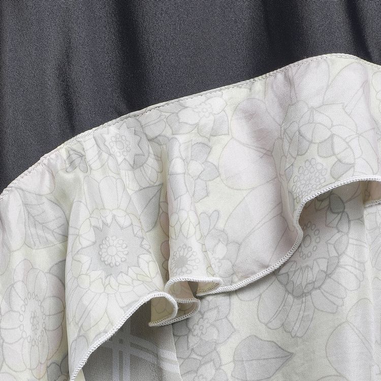 Marine Serre Hybrid Wrap Dress Broken White