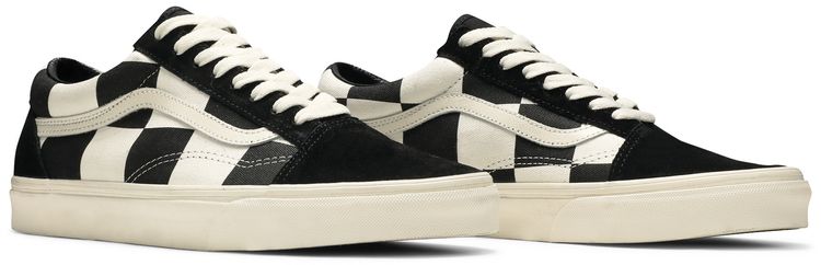 Vans Old Skool Oversize Checkerboard   Black White
