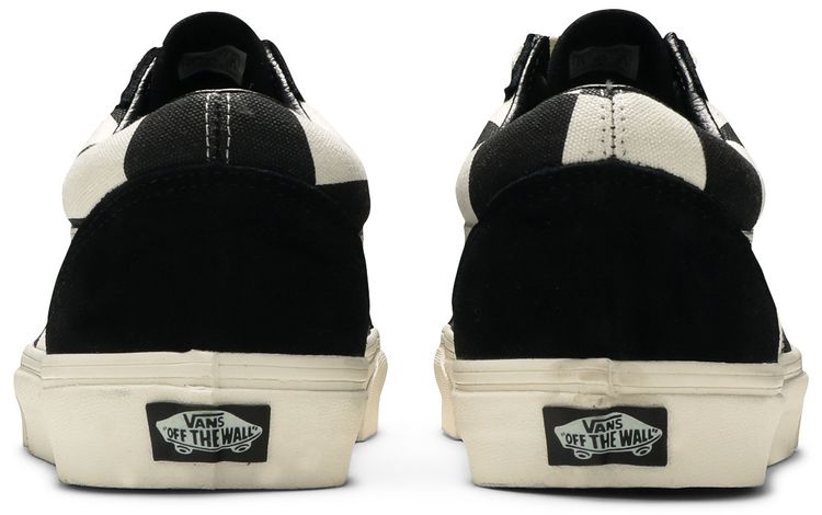 Vans Old Skool Oversize Checkerboard   Black White
