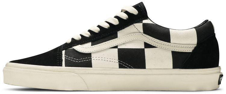 Vans Old Skool Oversize Checkerboard   Black White