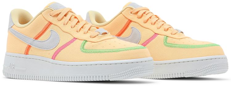 Nike Wmns Air Force 1 07 Low LX Stitched Canvas Melon Tint