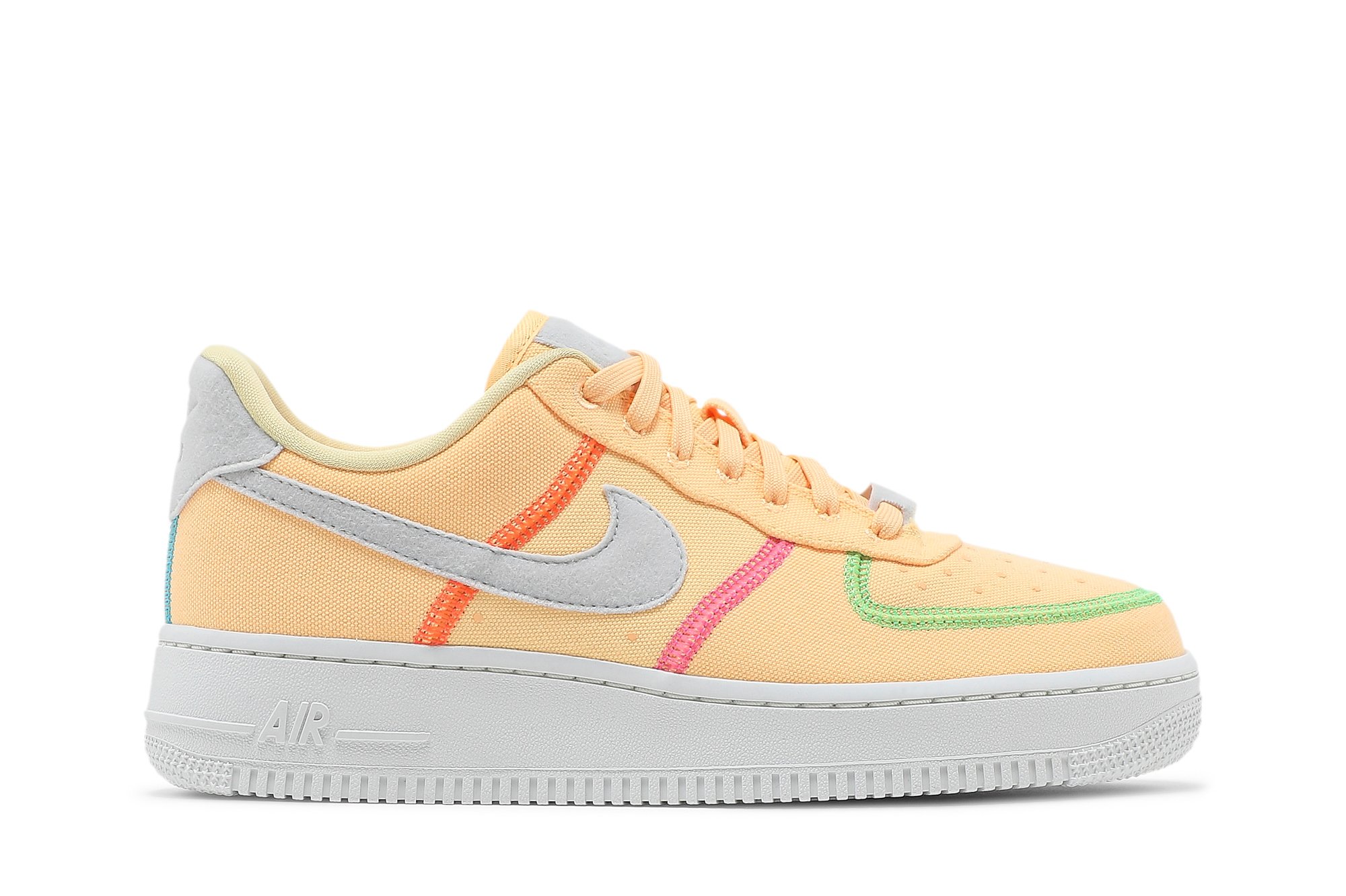 Buy Wmns Air Force 1 '07 Low LX 'Stitched Canvas - Melon Tint