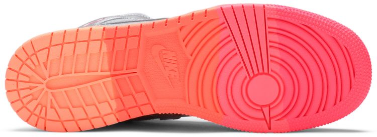 Air Jordan 1 Mid GS Metallic Silver Pink Crimson