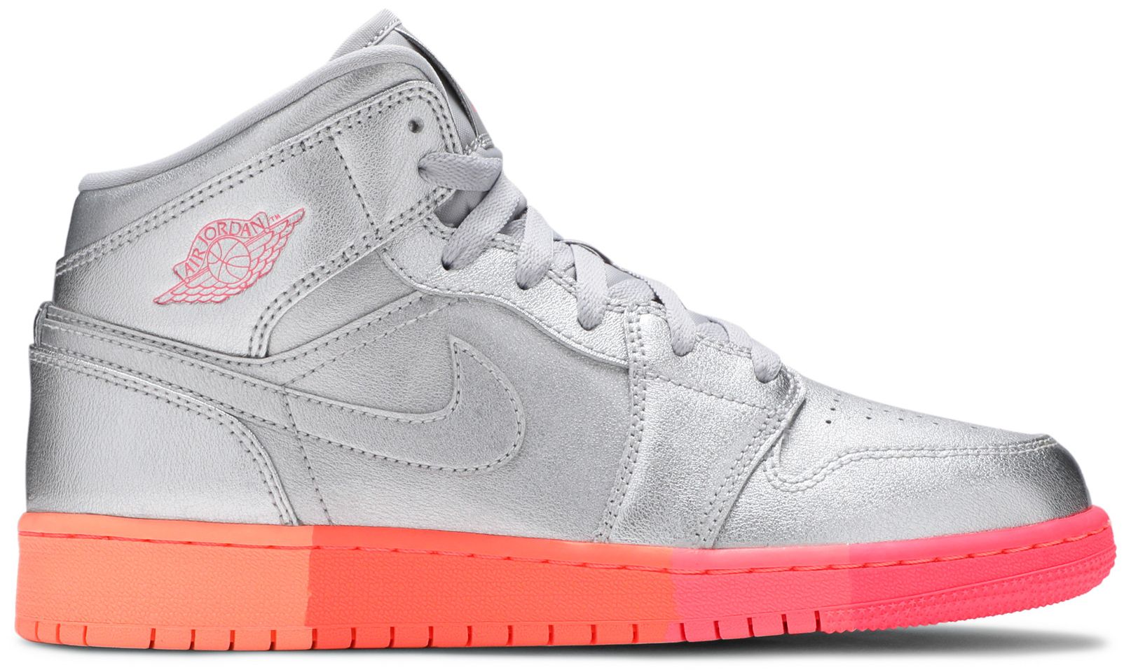 metallic pink jordan 1