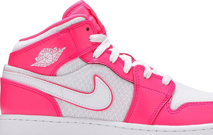 Air Jordan 1 Mid GS Hyper Pink