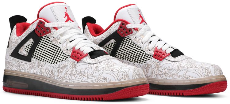 Air Jordan Fusion 4 Premier White Laser