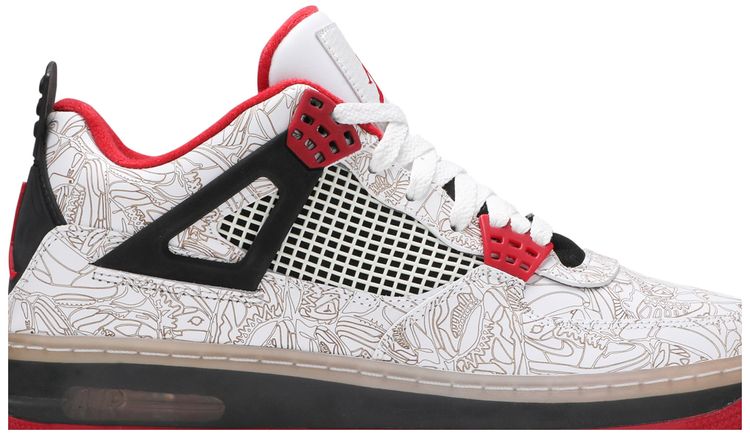 Air Jordan Fusion 4 Premier White Laser