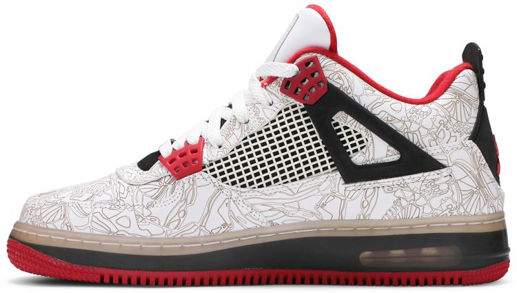 Air Jordan Fusion 4 Premier White Laser