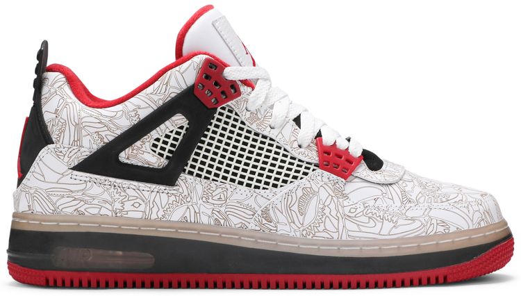 Air Jordan Fusion 4 Premier White Laser