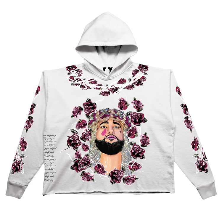 Vlone Limited Edition Yamborghini Eliantte Hoodie White
