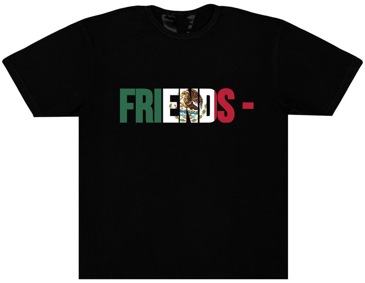 Vlone Friends   MEX T Shirt Black