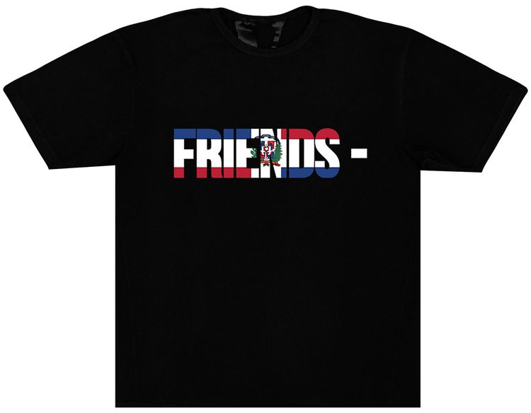Vlone Friends   DOM T Shirt Black