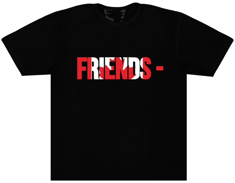 Vlone Friends   CAN T Shirt Black