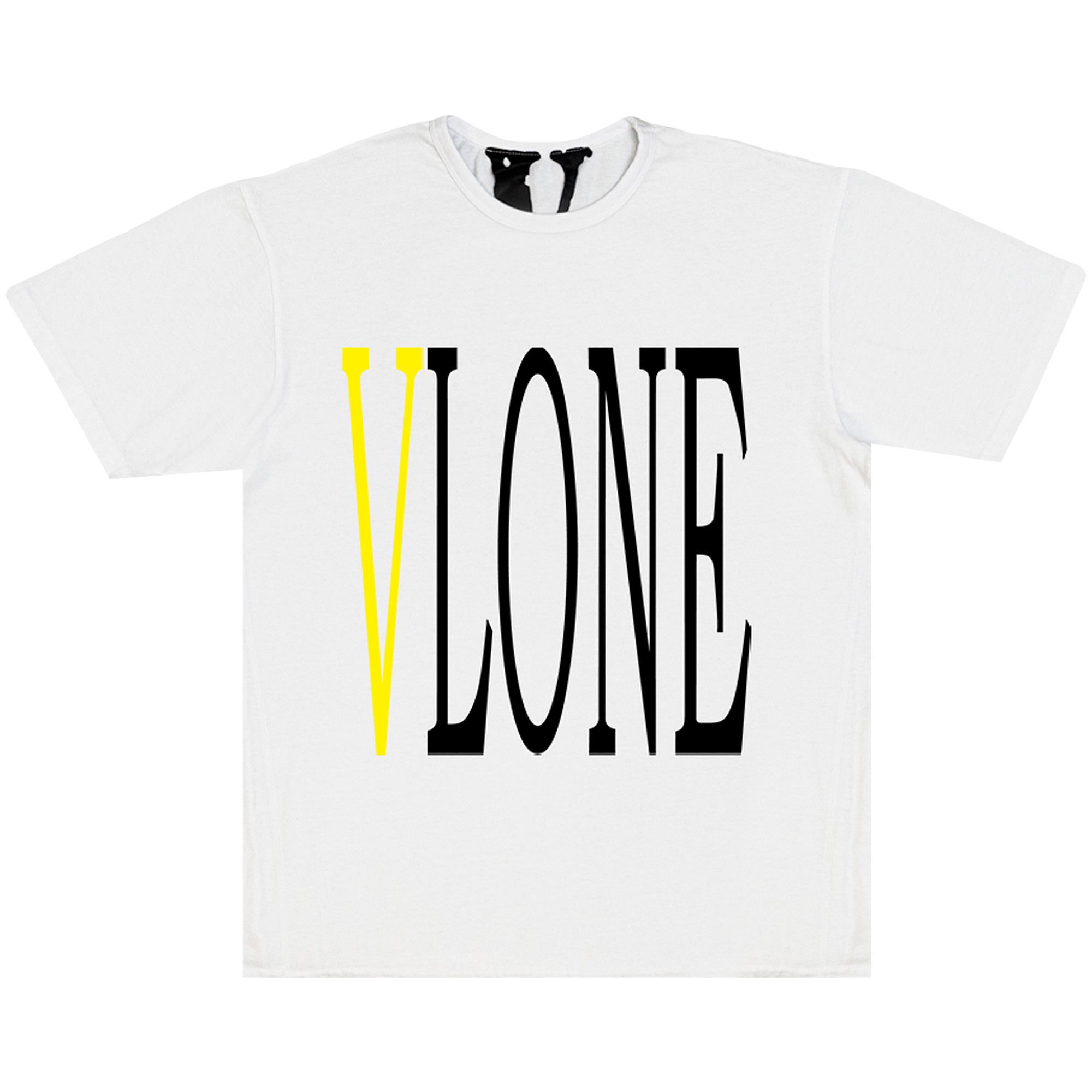Yellow vlone shirt deals