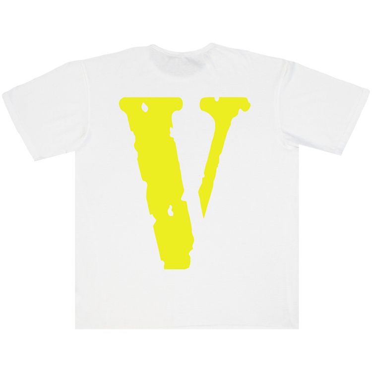 Vlone Staple T Shirt WhiteYellow